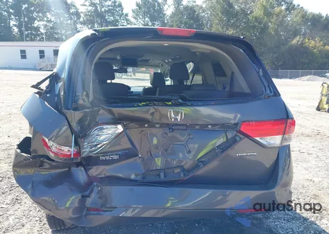 2015 Honda Odyssey Touring/Touring Elite z USA, uszkodzony, nr VIN 5FNRL5H99FB024645